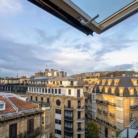 Atico Centro 3, Ac, Luz Y Comodidad San Sebastián